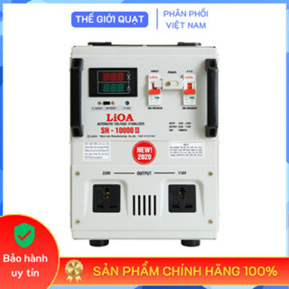 [HỎA TỐC] Ổn áp 1 pha Lioa SH-10000II 10KVA mặt đồng hồ điện tử (NEW 2023) - Hàng chính hãng