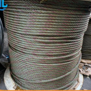 Dây Cáp Thép Chịu Lực Lõi Thép Đen Sọc Đỏ capthepgiasi