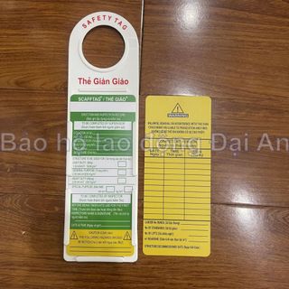 Thẻ dàn giáo công trình Scaf fold Tag