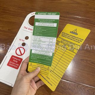 Thẻ dàn giáo công trình Scaf fold Tag
