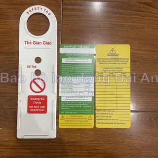 Thẻ dàn giáo công trình Scaf fold Tag