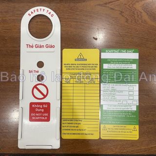 Thẻ dàn giáo công trình Scaf fold Tag