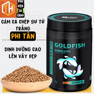  Cám cá chép sư tử trắng YEE - chép phi tần hỗ trợ phát triền vây và màu sáng bóng 