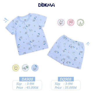 Bộ quần áo đùi/nón+bao tay chân cho bé từ 1-9 tháng Dokma DA908/DQ908/DA2007/DA2008