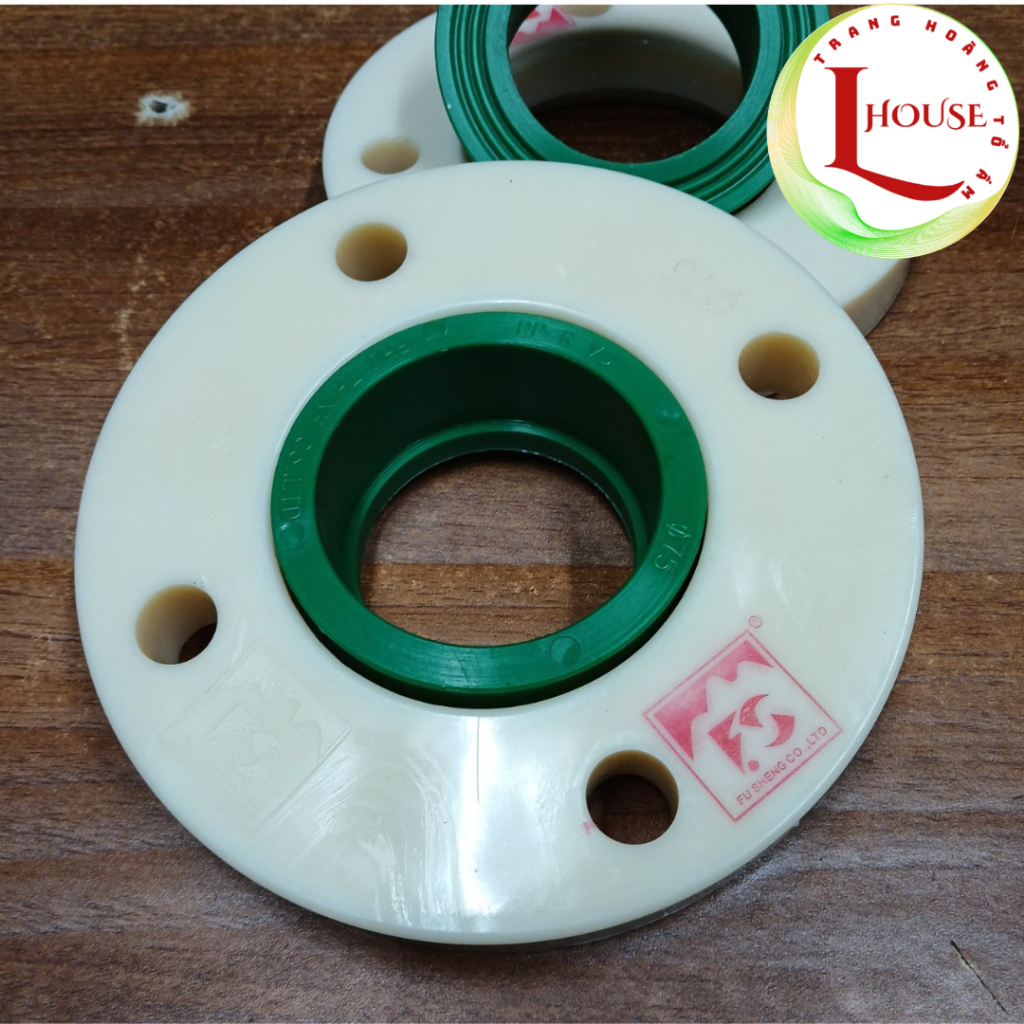 Bích/Lồng Bích, Vòng đệm PPR D75, Bộ Nối Bích PPR D75 chính hàng Fu Sheng - L-House Shop
