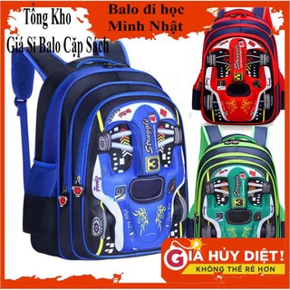 Balo Đi Học Cho Bé Cho Từ Mẫu Giáo Đến cấp 2 Hình Oto 3D , Balo Học Sinh Hình Ô tô 3D chống gù lưng chống thấm nước