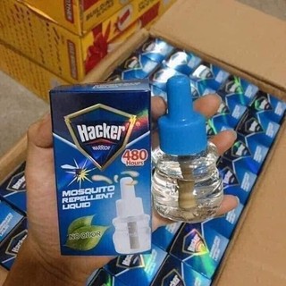 Tinh dầu đuổi muỗi Hacker dùng cùng máy Hacker (ảnh thật)