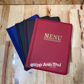 CUỐN BÌA MENU LÁ DA ĐẶC BIỆT A5 (17x23cm)