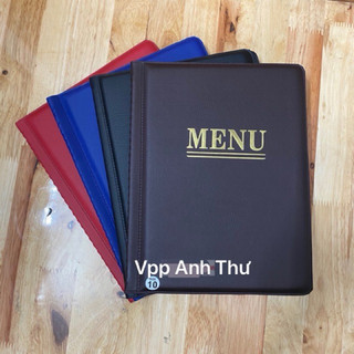 CUỐN BÌA MENU LÁ DA ĐẶC BIỆT A5 (17x23cm)