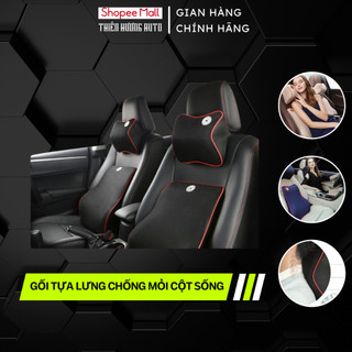 Gối Tự Lưng - Gối Tựa Đầu Ô TÔ -Gối tự lưng văn phòng Cao Su Non -Chống Đau Mỏi Cổ Và Cột Sống - TH OFFICIAL