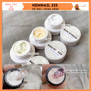Gel nặn hoa khô không cần lưu huỳnh trắng kem kem sứ hồng kem xanh kem 8g kemnail215