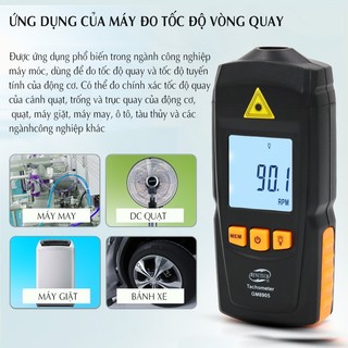 Máy đo tốc độ vòng quay Benetech GM-8905