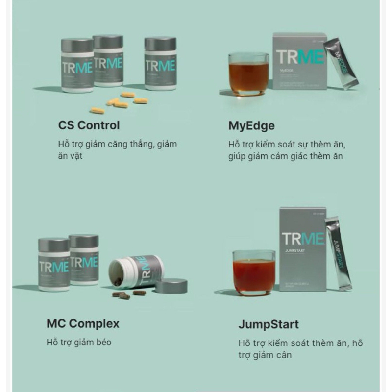 Set giảm cân TrMe 30 ngày không có Trimshake