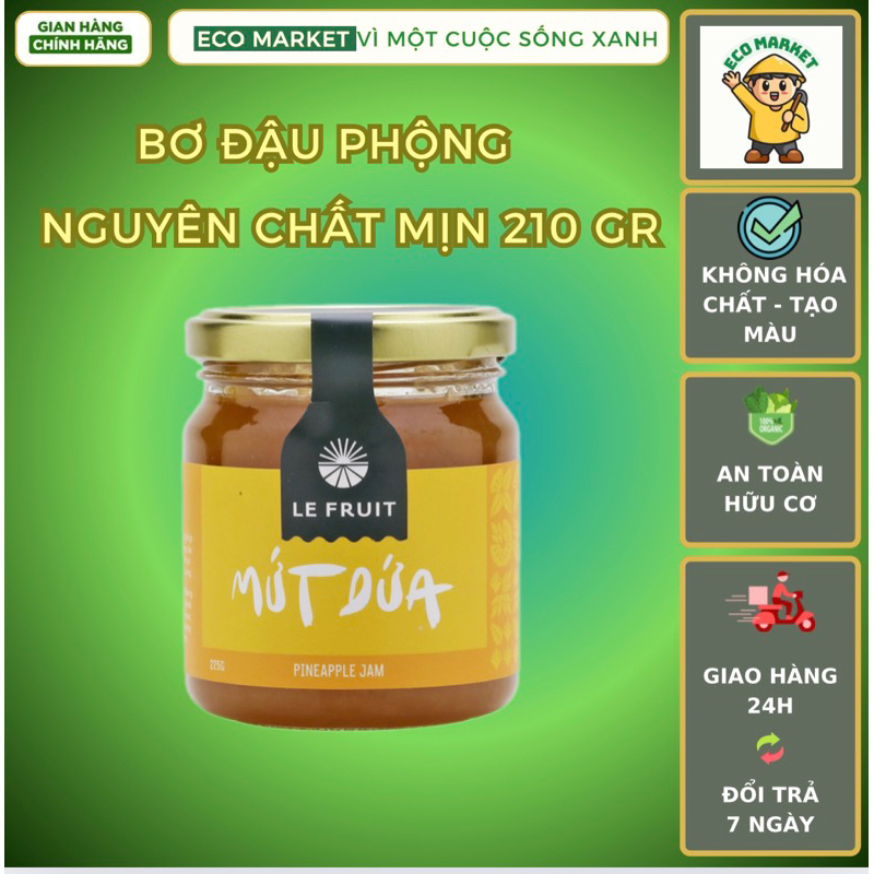 Mứt Dứa Le Fruit Lọ 225g