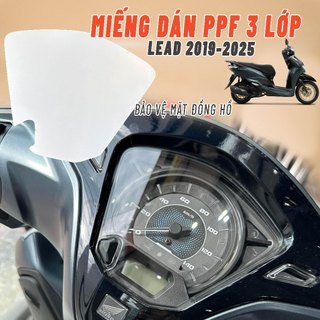 Miếng dán PPF cao cấp 3 lớp bảo vệ mặt Đồng Hồ xe LEAD125 2019-2025 (Đủ dụng cụ để dán)