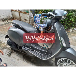 Ghế ngồi xe máy Vespa Sprint/ Sprimera có đai ngang bụng