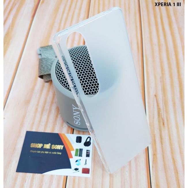 Ốp lưng nhám mờ Xperia 5 V - Xperia 1 IV - Xperia 10 IV - Xperia 8 - Xperia 1 III - Xperia 5 III - X