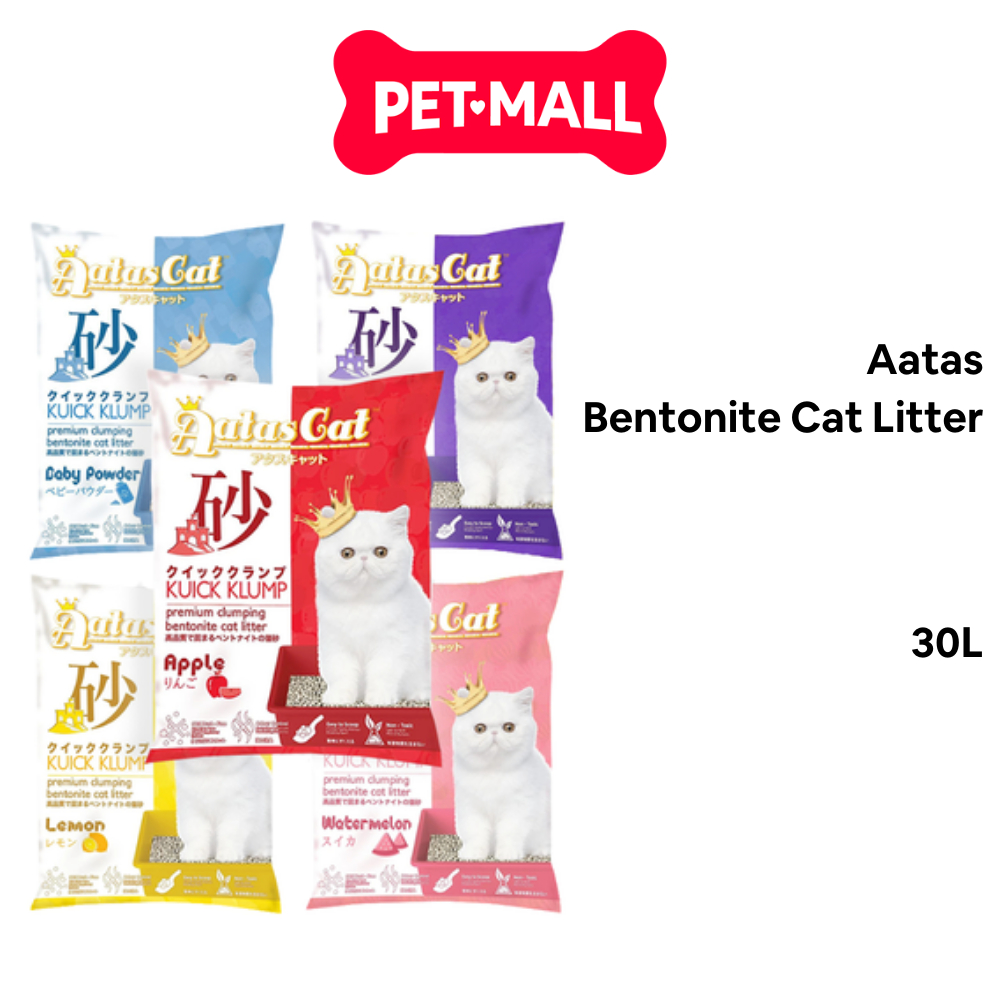 Cát vệ sinh mèo Aatas Bentonite Cat Liter 30L Petmall