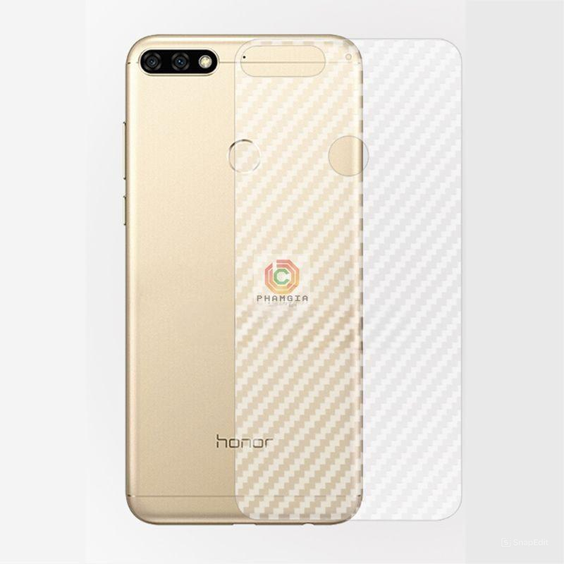 Miếng dán mặt lưng skin carbon Mobiistar Prime X Max 2018