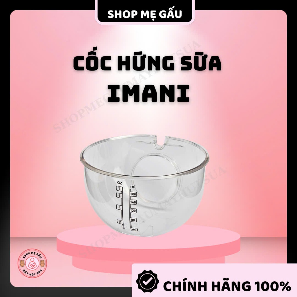 [Mã SKAMLTSM9 giảm 10% đơn 99K] Cốc hứng sữa imani