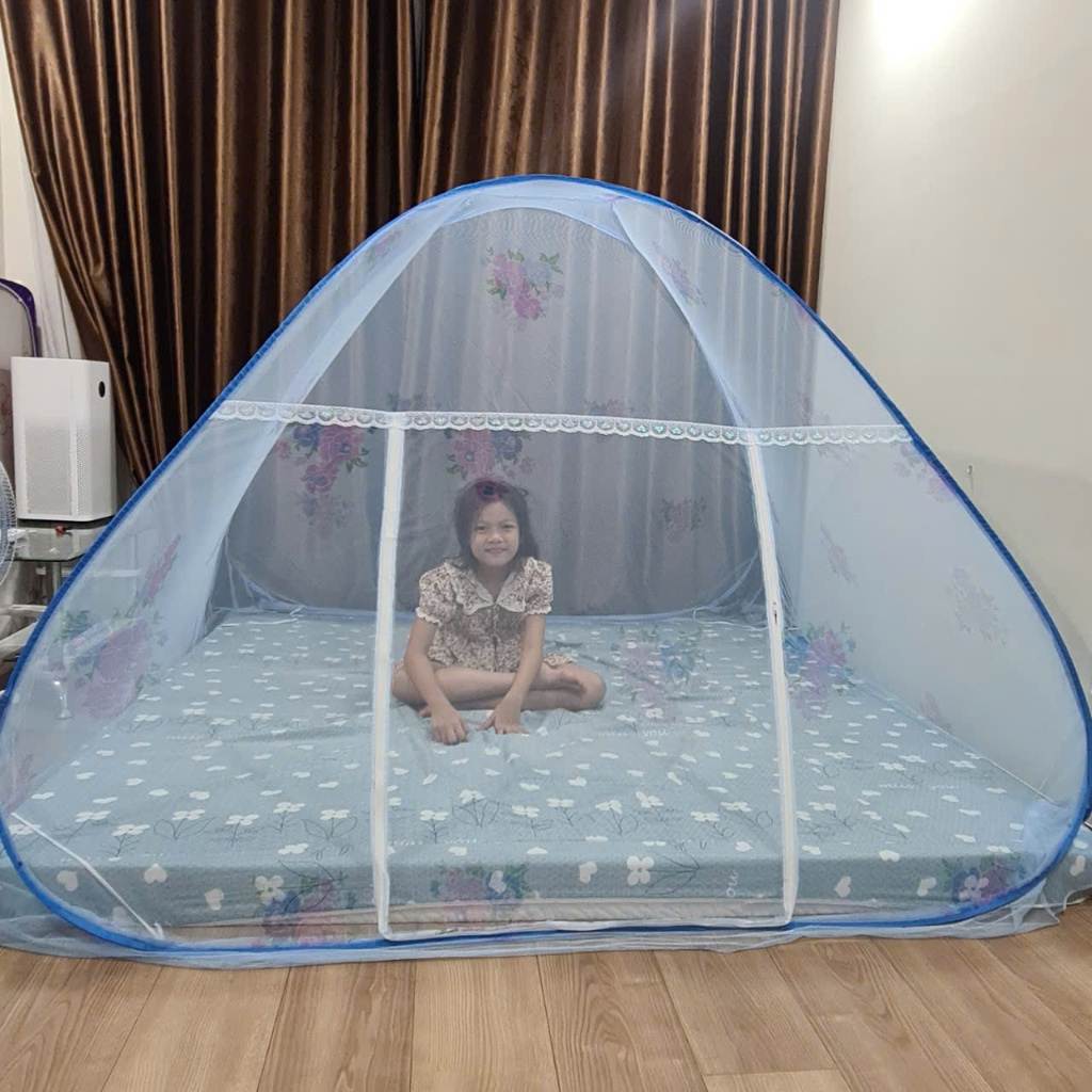 Mùng chụp cao cấp 1m8 x 2m (2 cửa)