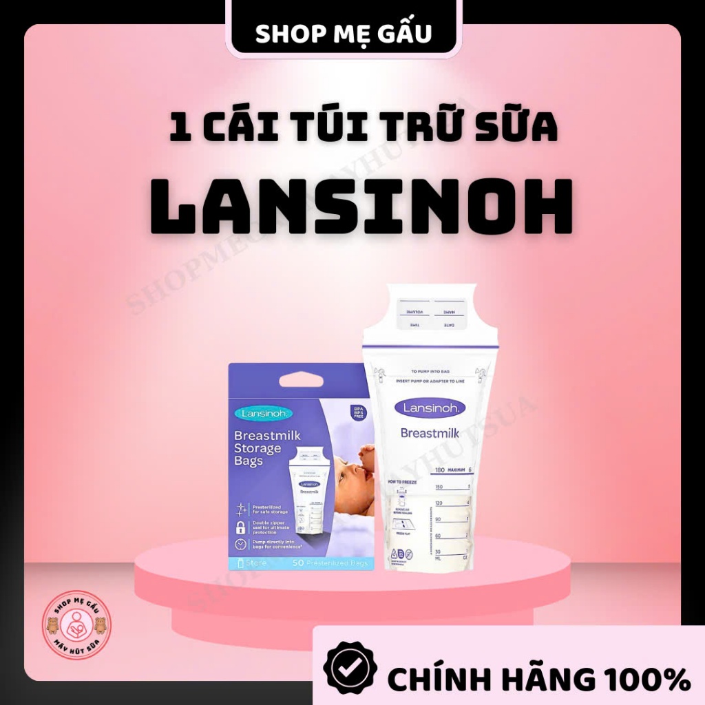 Túi trữ sữa Lansinoh (1 cái)