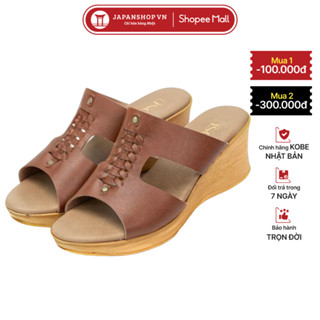 Dép đế xuồng nữ cao 6,5cm, dép cao gót siêu êm, siêu nhẹ chống trơn trượt KOSU K-23312 chính hãng Nhật Bản