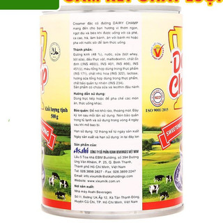 Sữa đặc có đường Dairy Champ lon 500gr