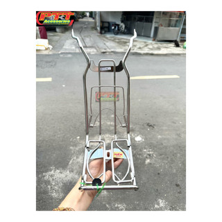 BAGA GIỮA  XE FUTURE 1 ( ĐỜI ĐẦU ) INOX 10LY
