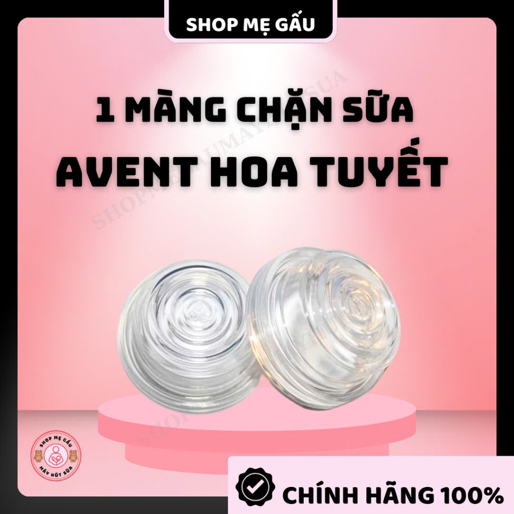 Van nảy máy hút sữa AVENT HOA TUYẾT