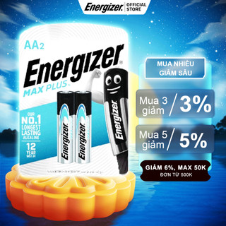 Pin Energizer AAA/AA max plus - Vỉ 2 viên - Hàng chính hãng