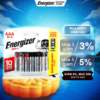 PIN AAA ENERGIZER MAX E92 Siêu Bền - Hàng chính hãng