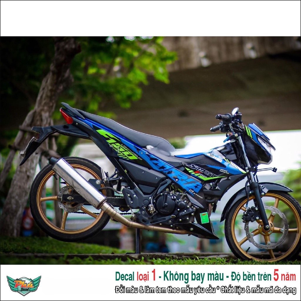 Tem rời Satria xanh đen 2022 (1)
