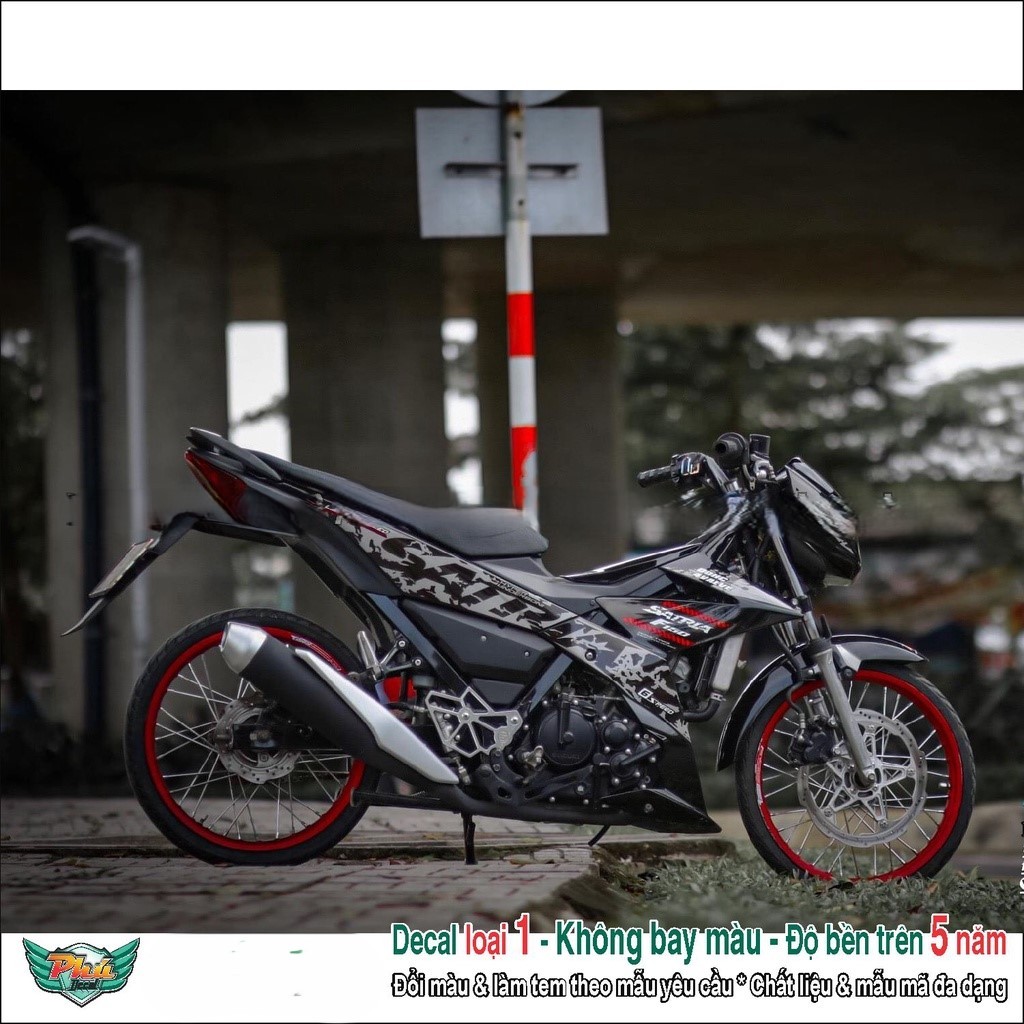 Tem rời Satria đen xám (1)