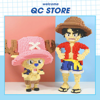 Luffy mô hình one piece mini zoro choper lắp ráp xếp hình anime to cỡ lớn 46cm giá rẻ QC Store