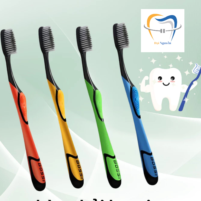 Combo 10 cây Bàn chải đánh răng than Tre