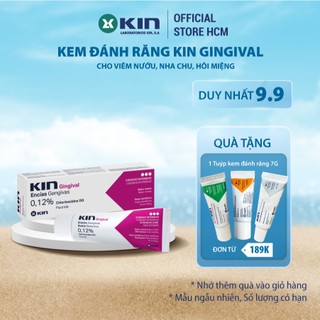 Kem Đánh Răng Kin Gingival Ngăn Ngừa Viêm Nướu, Nha Chu, Hôi Miệng, Chống Sâu Răng 75ml