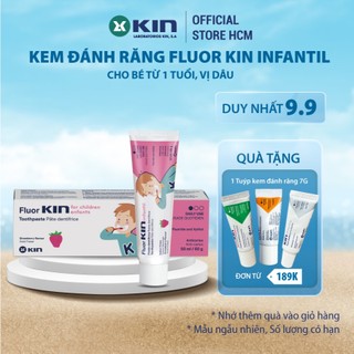 Kem Đánh Răng Fluor Kin Infantil Cho Trẻ Em Trên 12 Tháng Tuổi