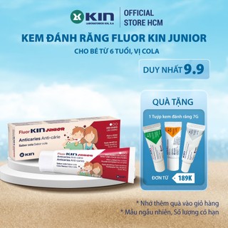 Kem Đánh Răng Fluor Kin Junior Hương Cola Cho Trẻ Từ 6-12 Tuổi 75ml