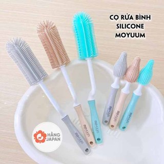  Cọ rửa bình sữa và núm ty Moyuum silicon Hàn Quốc hàng chính hãng 