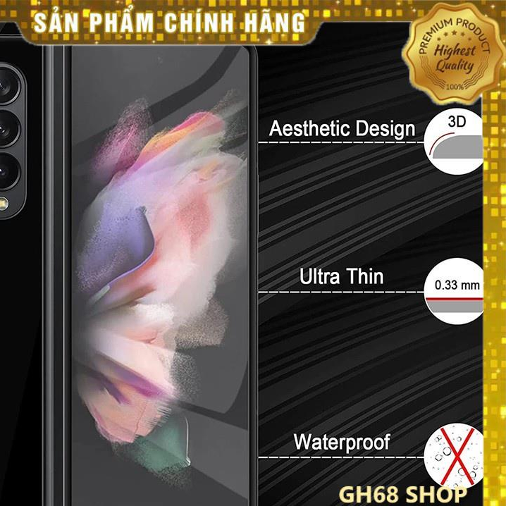 Bộ 3 Miếng dán Kính + Dẻo Kuzoom cho Samsung Galaxy Z fold 4 / Fold 3 5G - chính hãng KUZOOM