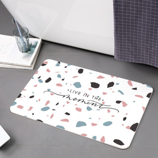Thảm đá chùi chân siêu thấm, thảm đá hút nước nhà tắm cao cấp kích thước 40x60cm