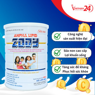 Sữa non Anpha Lipid ZODY 900G-Sữa bột phòng ngừa loãng xương,cải thiện cân nặng,tăng cường miễn dịch