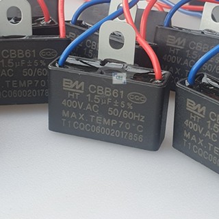  Tụ Điện 1.5uF 400V AC Linh Kiện Thay Thế Cho Quạt Điện 