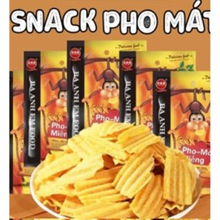 Bim bim phomat miếng, bim bim khỉ, snack phomat vị chua cay