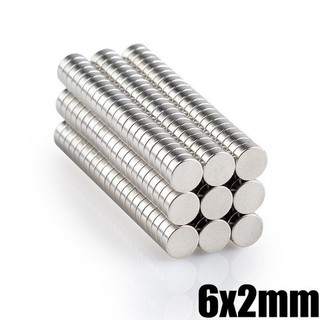 Nam châm viên đất hiếm 6*2mm 20 viên