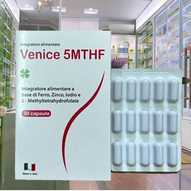 5-MTHF hộp 30 viên, bổ sung acid folic,và các vitamin cho bà bầu, ngừa dị tật thai nhi