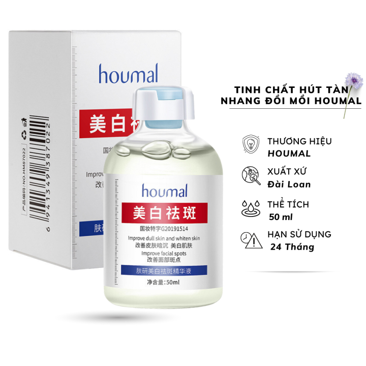 Tinh Chất Hút Tàn Nhang, Đồi Mồi HOUMAL - Serum HOUMAL Giảm Nám Mờ Tàn Nhang Đồi Mồi Giúp Làn Da Sáng Mịn