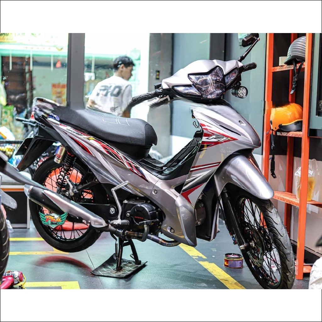 Tem rời xe Wawe Rsx Bạc đỏ (C)