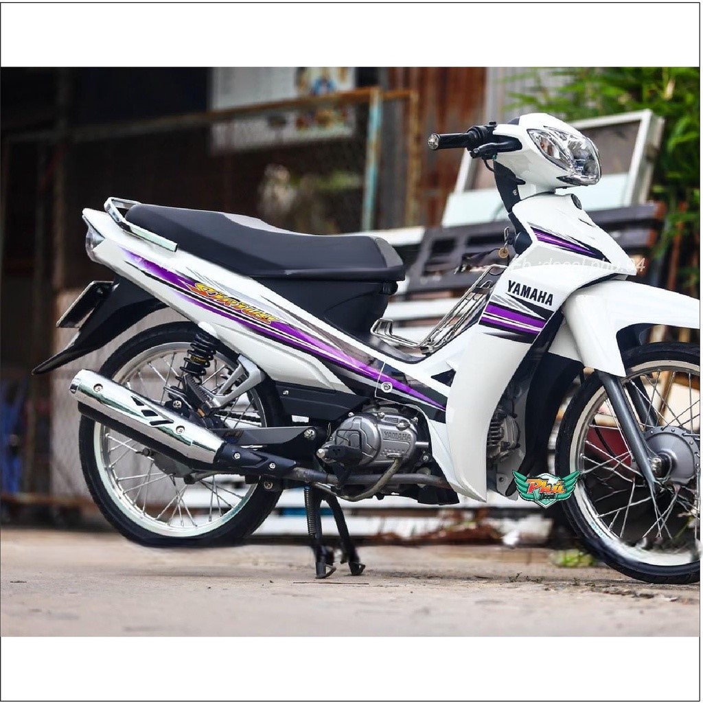 Tem rời xe Sirius Trắng tím (A)
